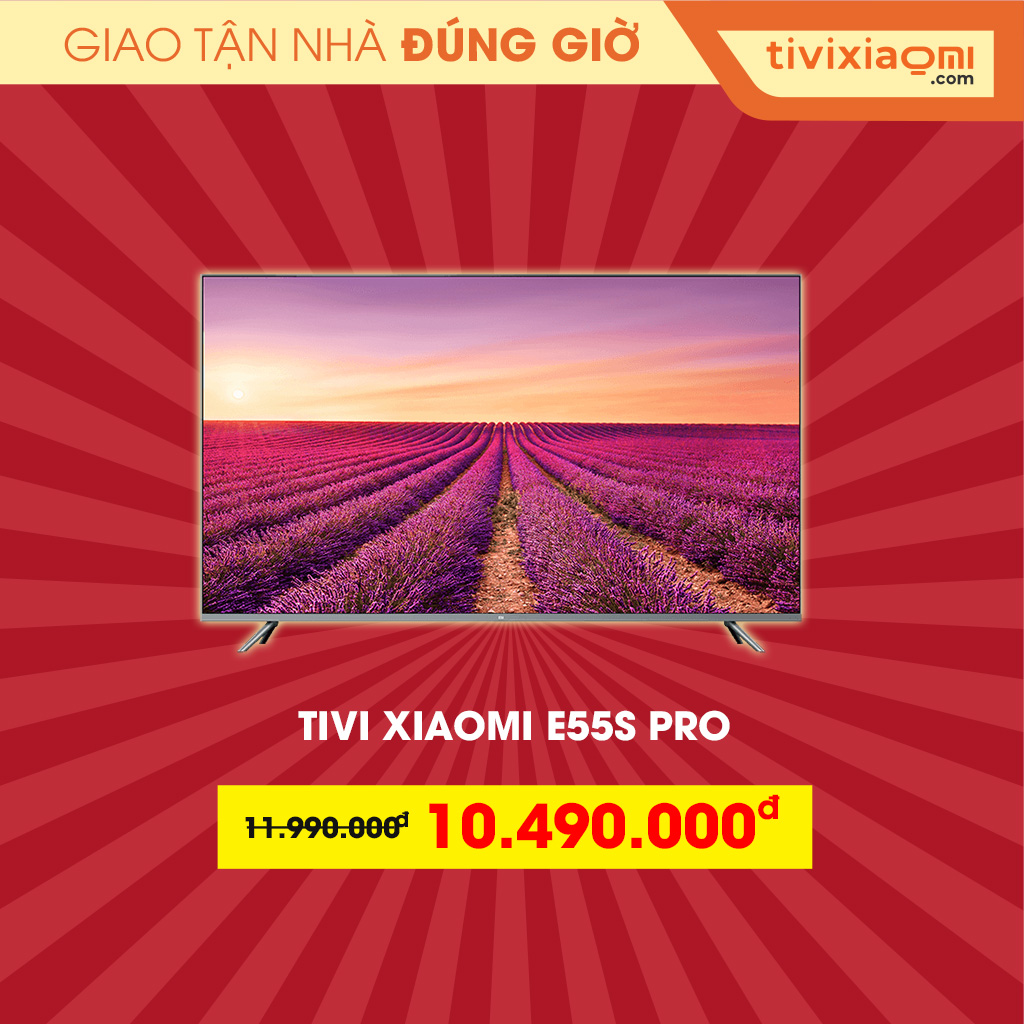 Smart Tivi Xiaomi Màn Hình Tràn Viền 55 inch PRO E55S